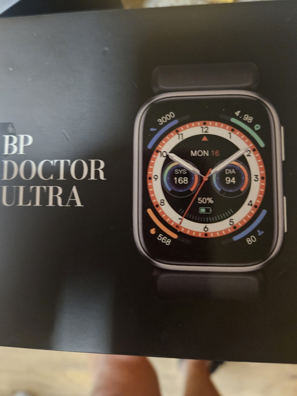 BP Doctor Ultra Smartwatch - Black